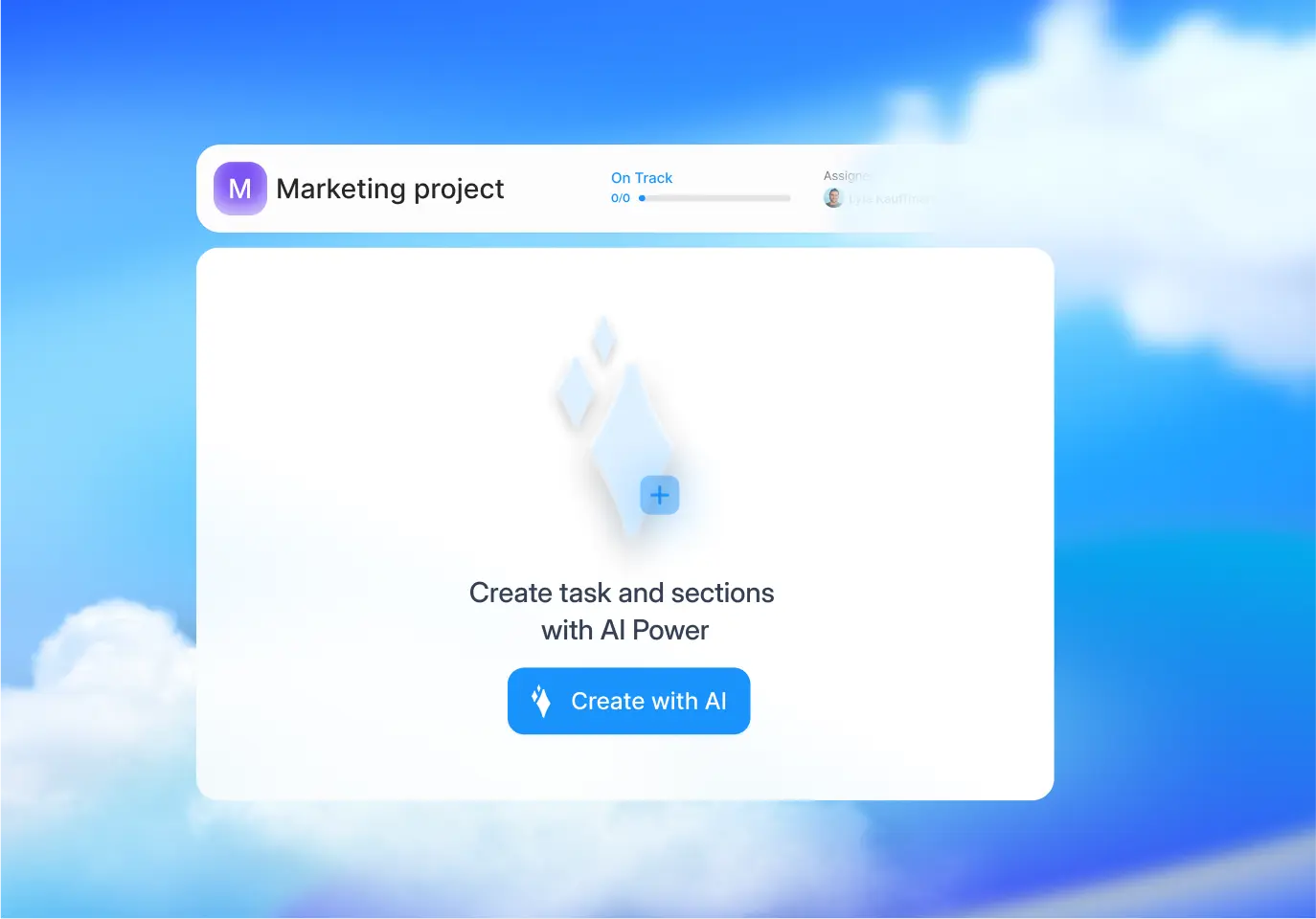 Create project with AI