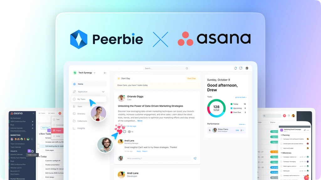 Peerbie vs Asana Comparison